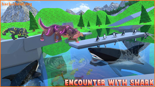 Wild Wolf Chasing Animal Simulator 3D screenshot