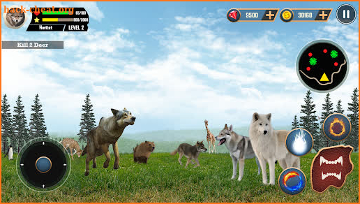 Wild Wolf Simulator 3d Games screenshot