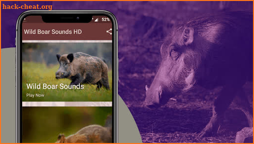 WildBoar Sounds - Wild Boar Calls for Hunting screenshot