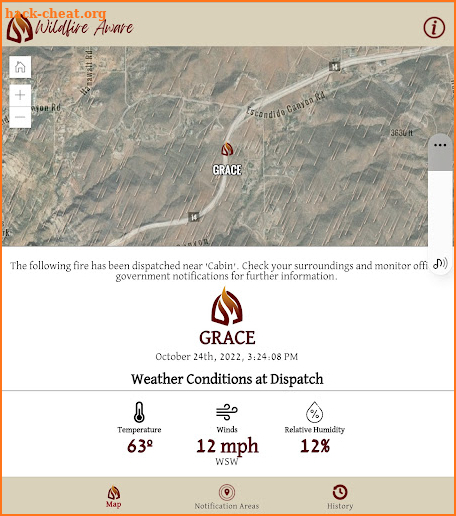 Wildfire Aware screenshot