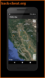 Wildfire Map screenshot