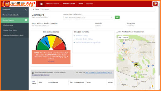 WildfireAlert screenshot