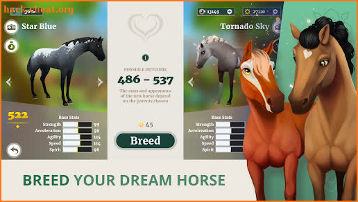 Wildshade: fantasy horse races screenshot