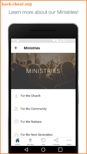 Wildwood Community Church screenshot