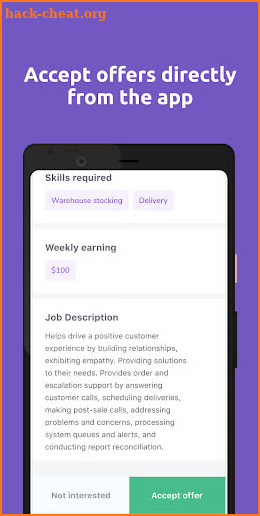 Willhire for Workers screenshot