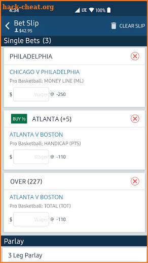 William Hill Nevada Sportsbook screenshot