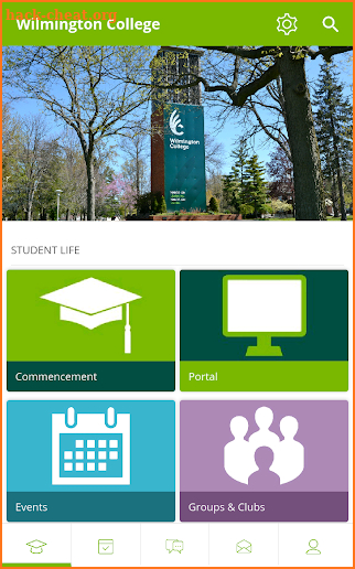 Wilmington College screenshot