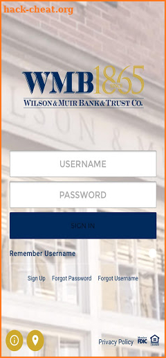 Wilson & Muir Mobile Banking screenshot