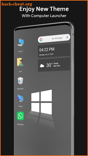 Win 10 Dark Theme for Computer Launcher screenshot