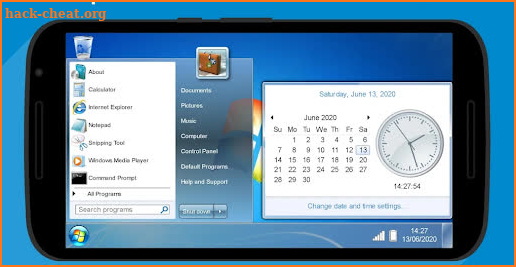 WIN-7 SIMULATOR screenshot