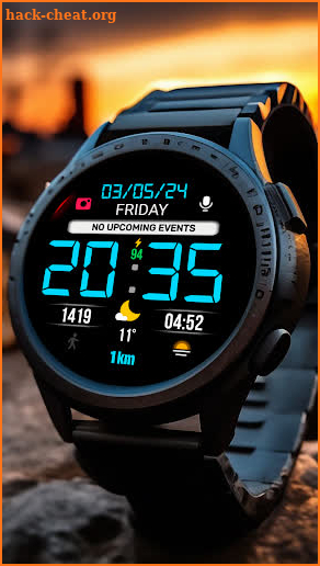 WIN BIG LCD Digital Watch Face screenshot