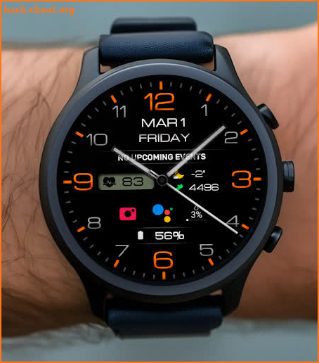 WIN Classic Black Watch Face screenshot