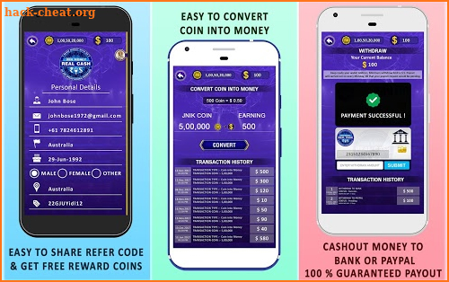 Win Money Real Cash - Play GK Quiz & Become Rich! screenshot