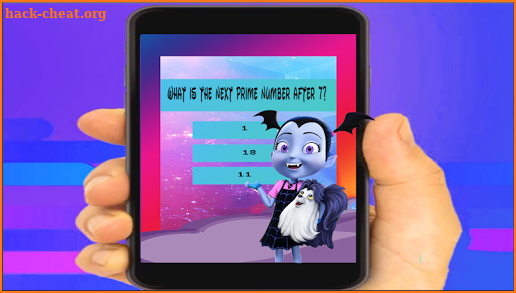 win with vampirina math quiz screenshot