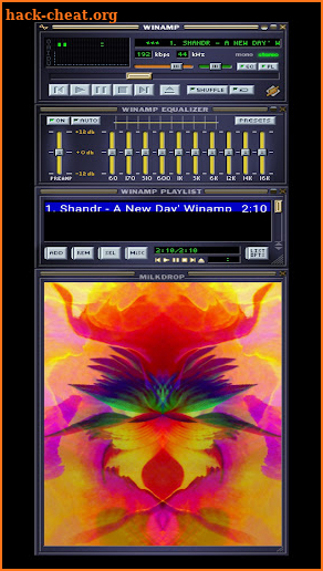 Winamp screenshot