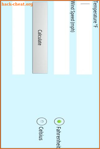 Wind Chill Calc screenshot