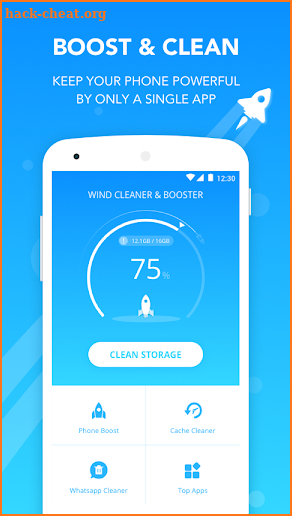 Wind Cleaner and Booster Pro screenshot