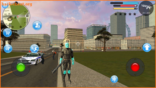 Wind Snow Storm - Gangster City Ice Superhero screenshot