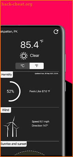 Wind Speed Meter & Air Direction Compass screenshot