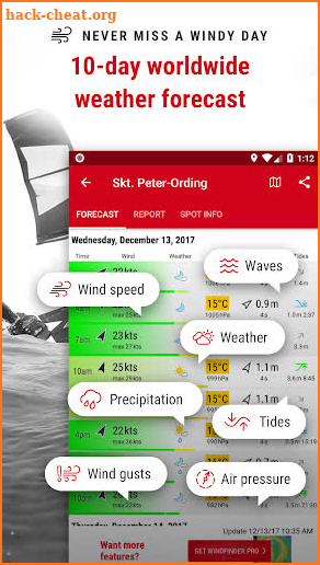 Windfinder - weather & wind forecast screenshot