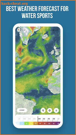 WindHub - nautical charts & detailed weather screenshot