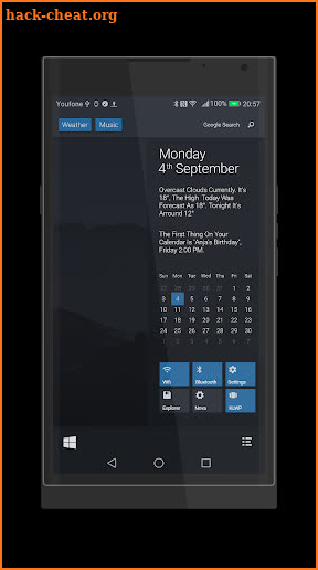 Windows Redesign KLWP Theme screenshot