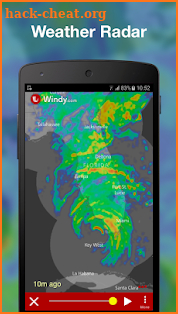 Windy: wind, waves and hurricanes forecast screenshot