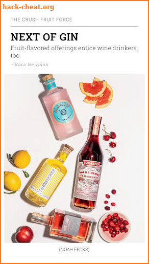 Wine Enthusiast Magazine screenshot