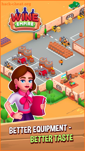 Wine Factory Idle Tycoon Game screenshot