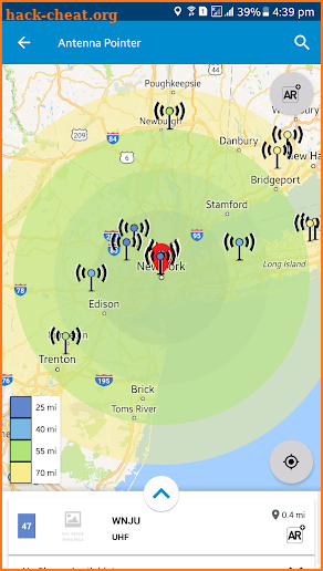 Winegard - HDTV Tower Finder screenshot