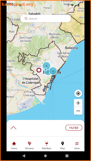 WineMaps App screenshot