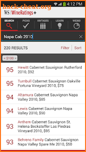 WineRatings+ (Trial) screenshot