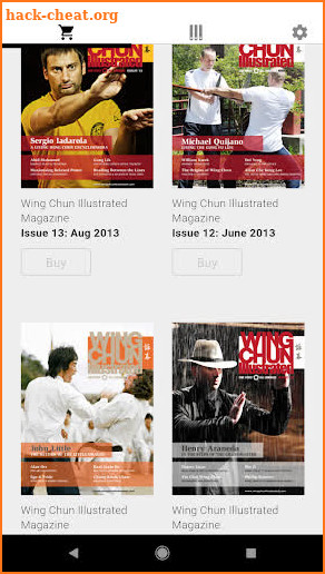 Wing Chun Illustrated Magazine screenshot