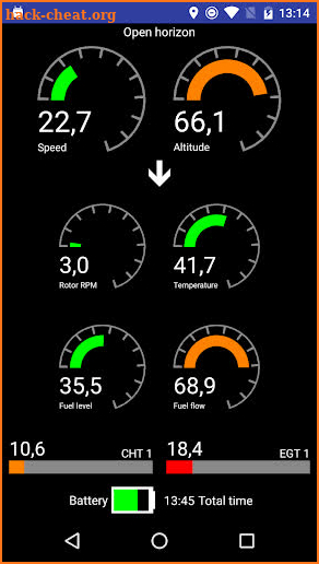 Wingman Aircraft Instruments screenshot