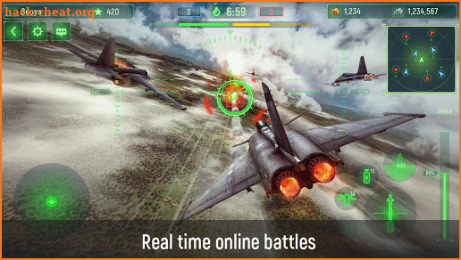 Wings of War: Sky Fighters 3D Online Shooter screenshot