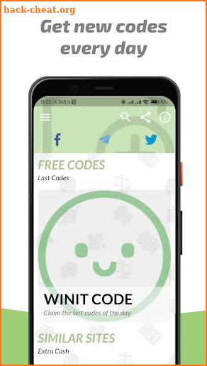 WinIt Prime - Extra Codes screenshot