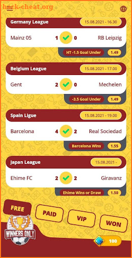 Winners Only Betting Tips screenshot