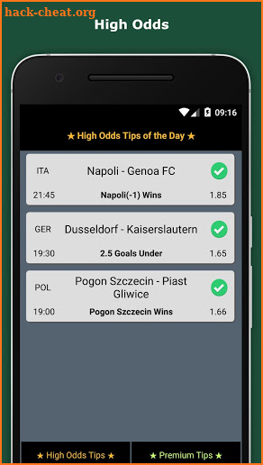 Winning Gang Premium Bet Tips screenshot