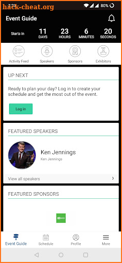 Winsight Events screenshot