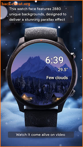 Winter Adventure Watch Face screenshot