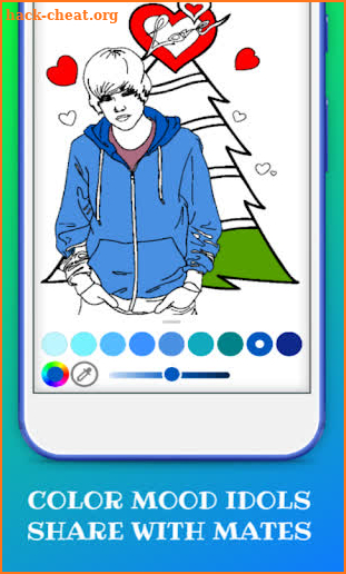 Winter and Christmas Coloring Book screenshot