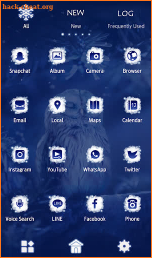 Winter Owl Theme +HOME screenshot