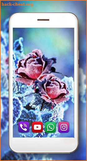 Winter Roses live wallpaper screenshot