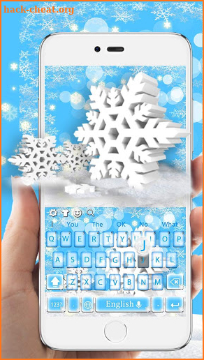 Winter Snow Keyboard screenshot