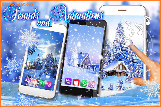 Winter Snow live wallpaper screenshot