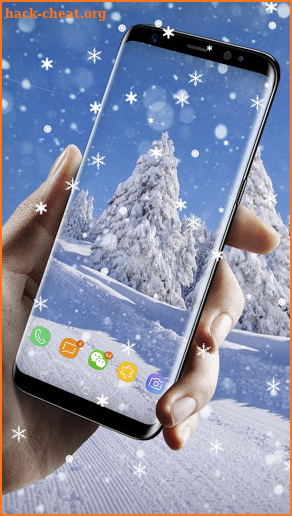 Winter snow video Live Wallpaper screenshot