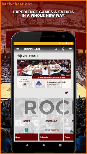 Winthrop Athletics screenshot