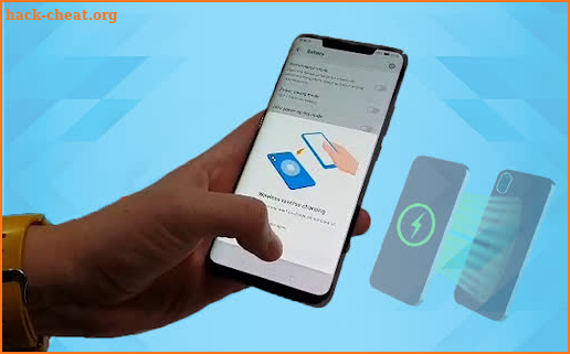 Wireless charge Phone to Phone screenshot