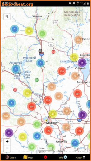 Wisconsin Mushroom Forager Map Morels Chanterelles screenshot