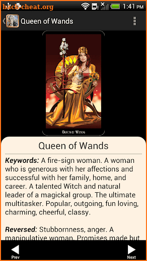 Witches Tarot screenshot